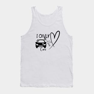 I Love My Car Design Tank Top